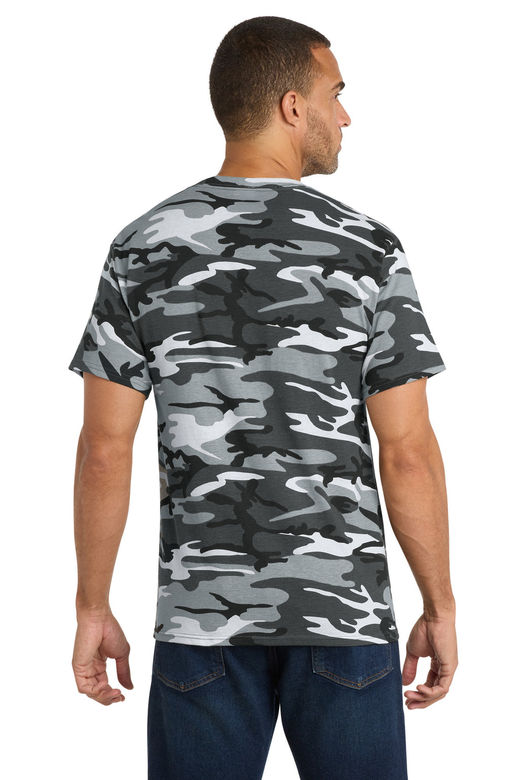Port & Co Core Cotton Camo Tee.  PC54C