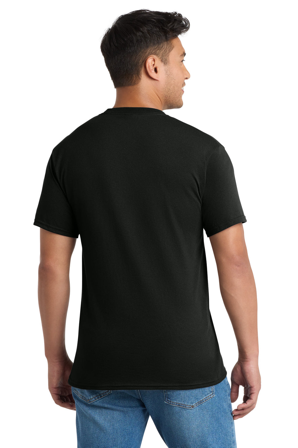 Port & Co Core Blend Pocket Tee. PC55P