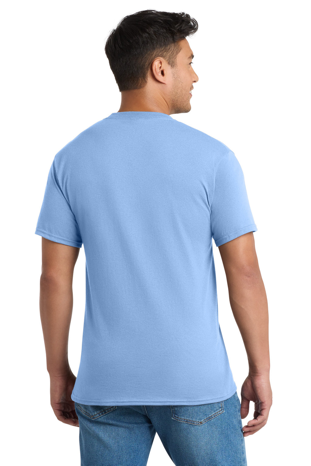 Port & Co Core Blend Pocket Tee. PC55P
