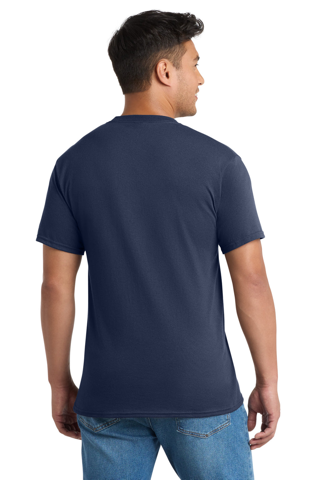 Port & Co Core Blend Pocket Tee. PC55P