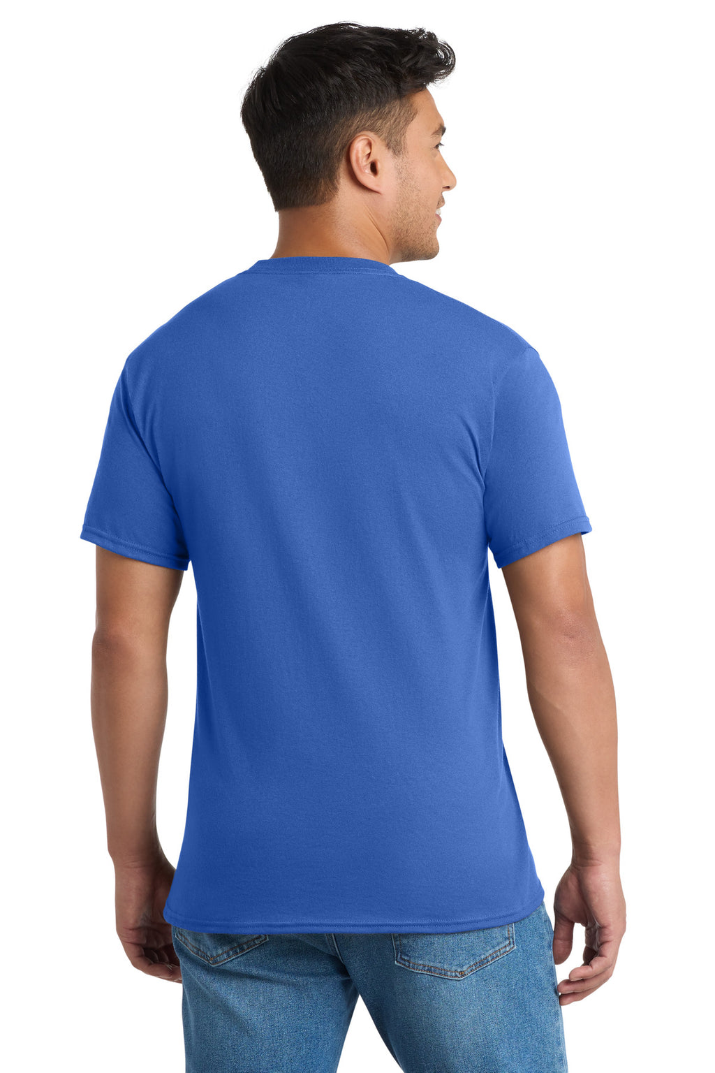 Port & Co Core Blend Pocket Tee. PC55P