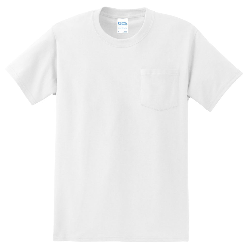 Port & Co Tall Essential Pocket Tee. PC61PT