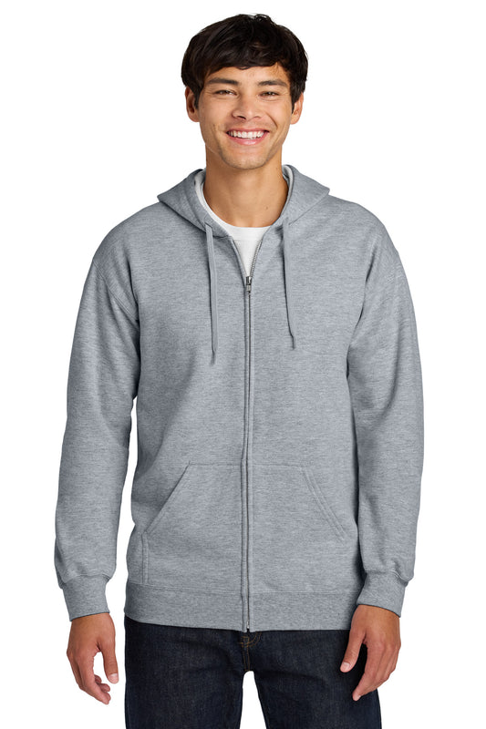 Gildan Softstyle Midweight Fleece Full-Zip Hooded Sweatshirt SF600