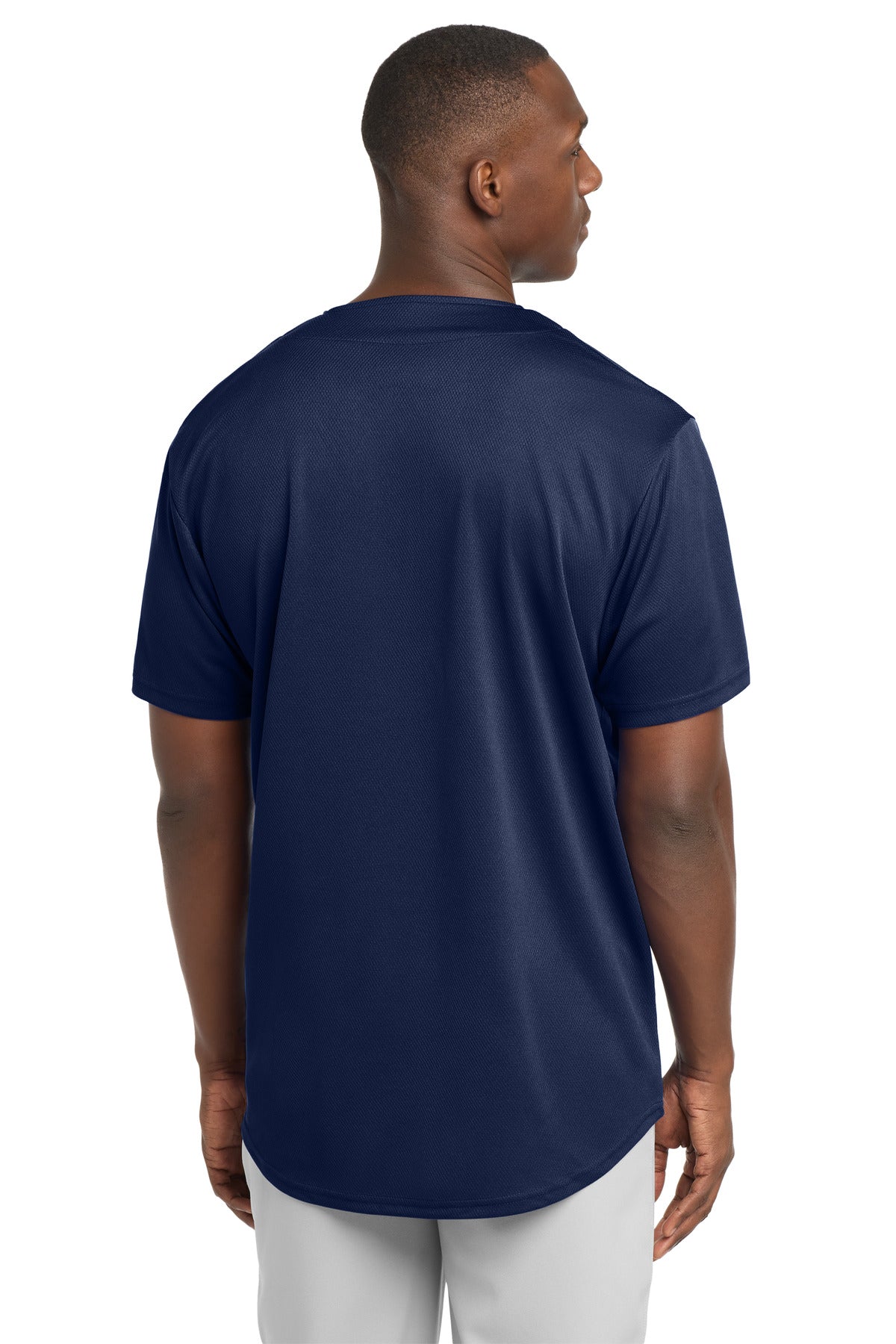 Sport-Tek PosiCharge Tough Mesh Full-Button Jersey. ST220