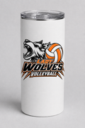 Wolves Volleyball Skinny Tumbler