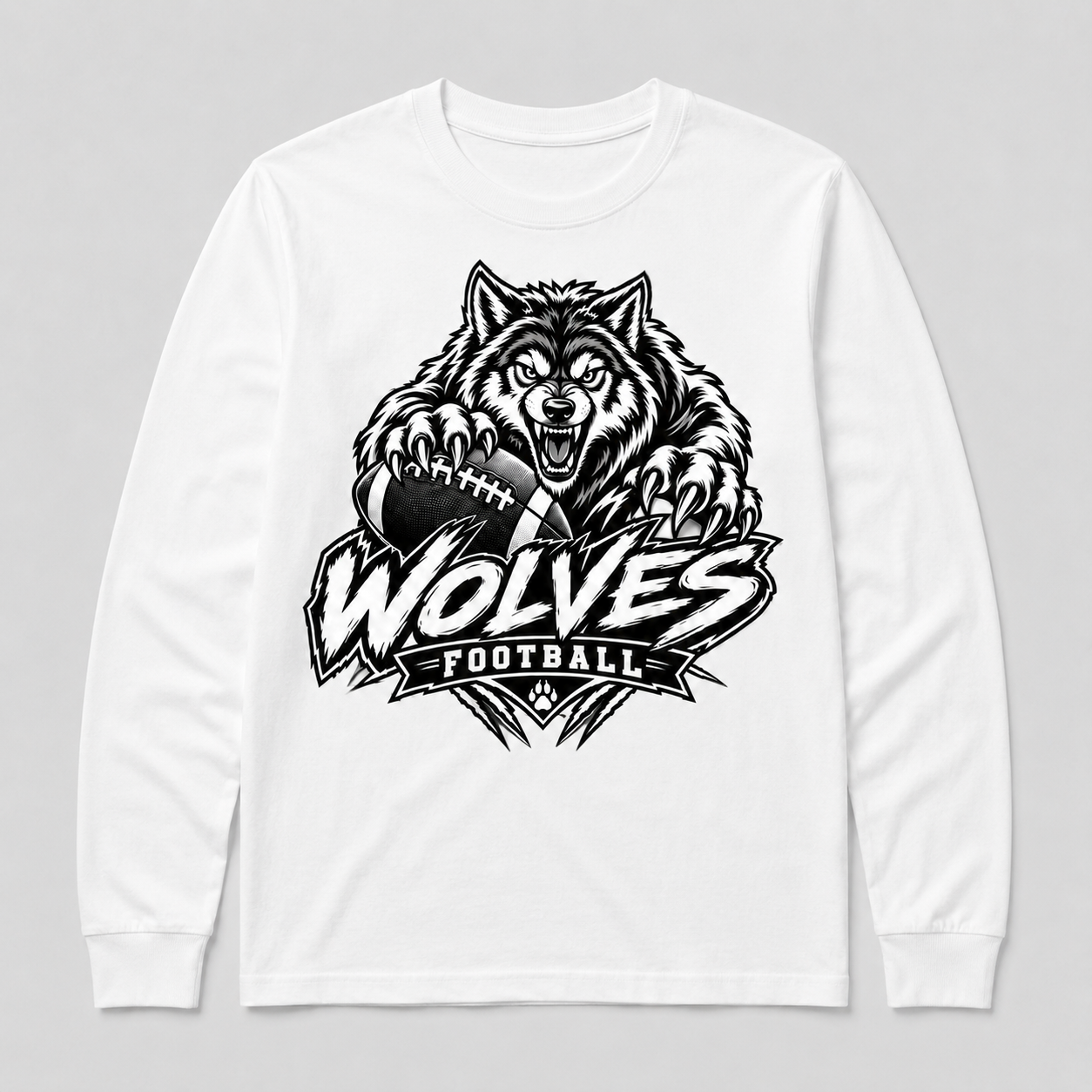 WC Wolves Snarl Long Sleeve