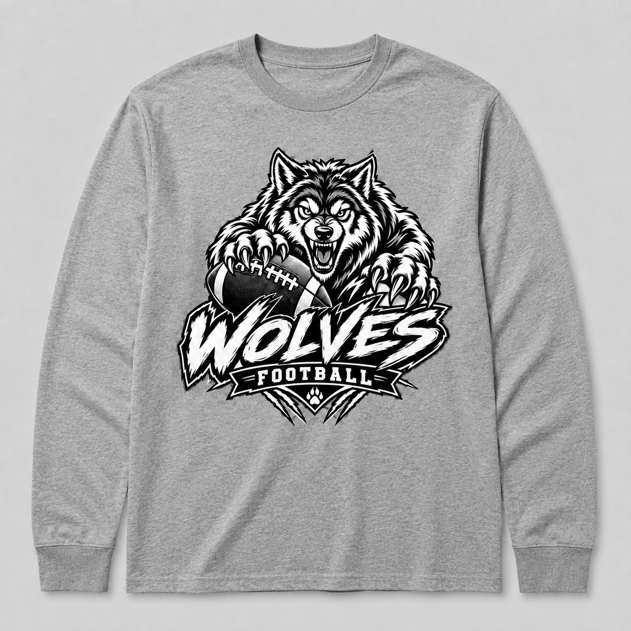 WC Wolves Snarl Long Sleeve