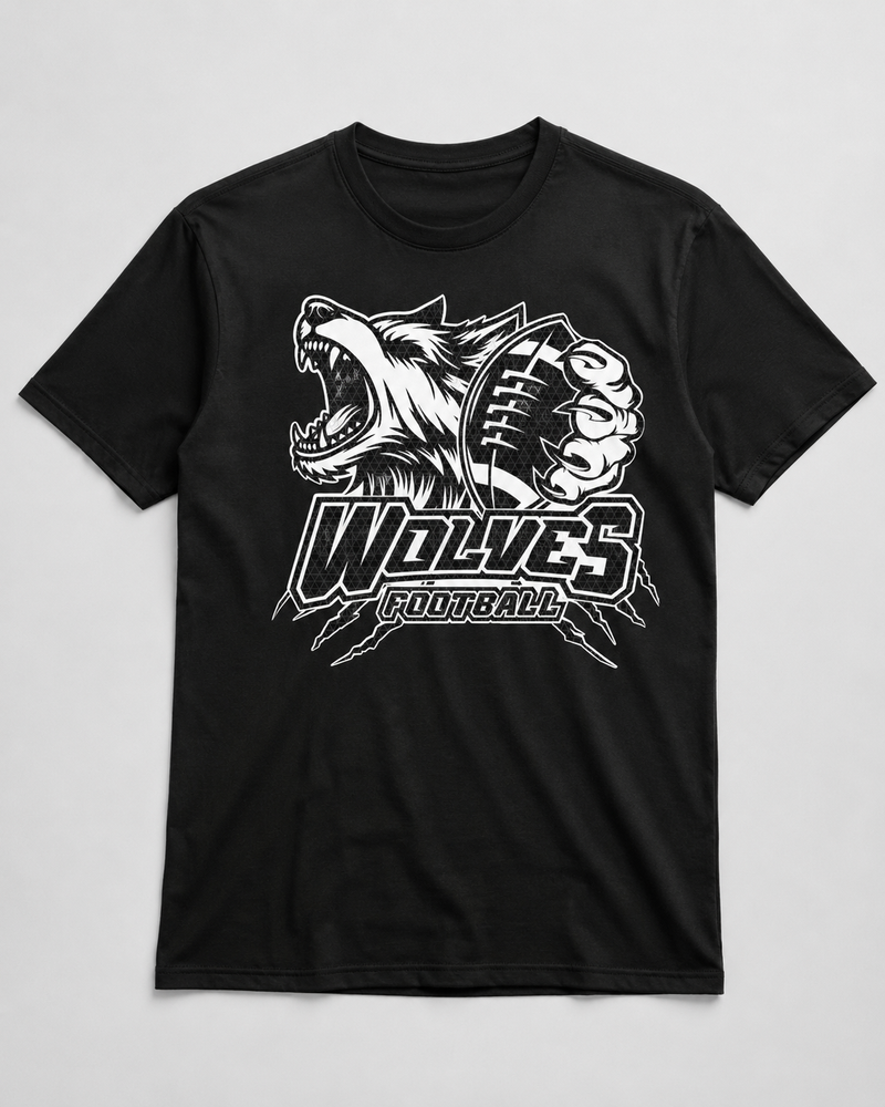WC Wolves Football T-Shirt
