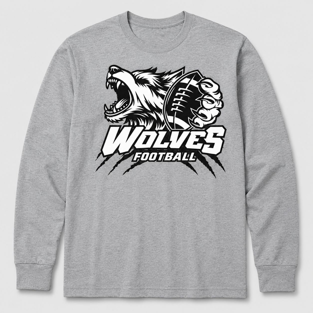 WC Wolves Football Long-Sleeve Shirt