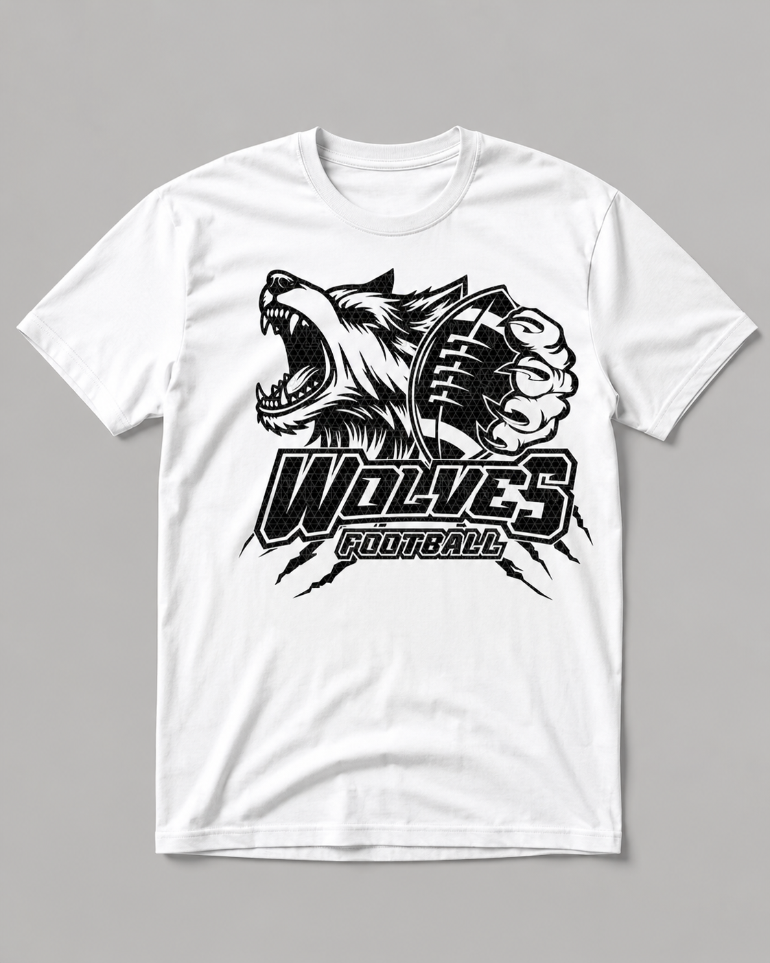 WC Wolves Football T-Shirt