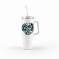 Wolves Cheer 40 oz Handle Tumbler