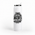 Wolves 17oz Metal Can Tumbler