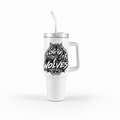 Wolves 40oz Tumbler w/ Handle