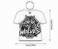 Wolves Custom Jersey Keychain