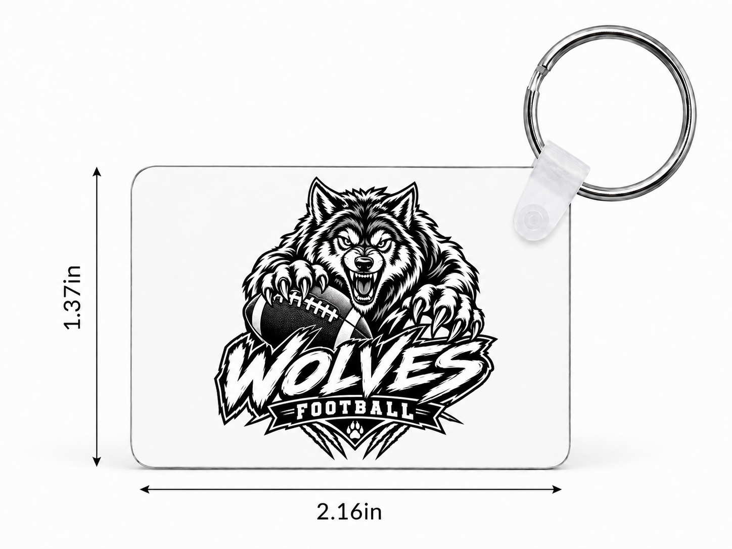 Wolves Custom Keychains