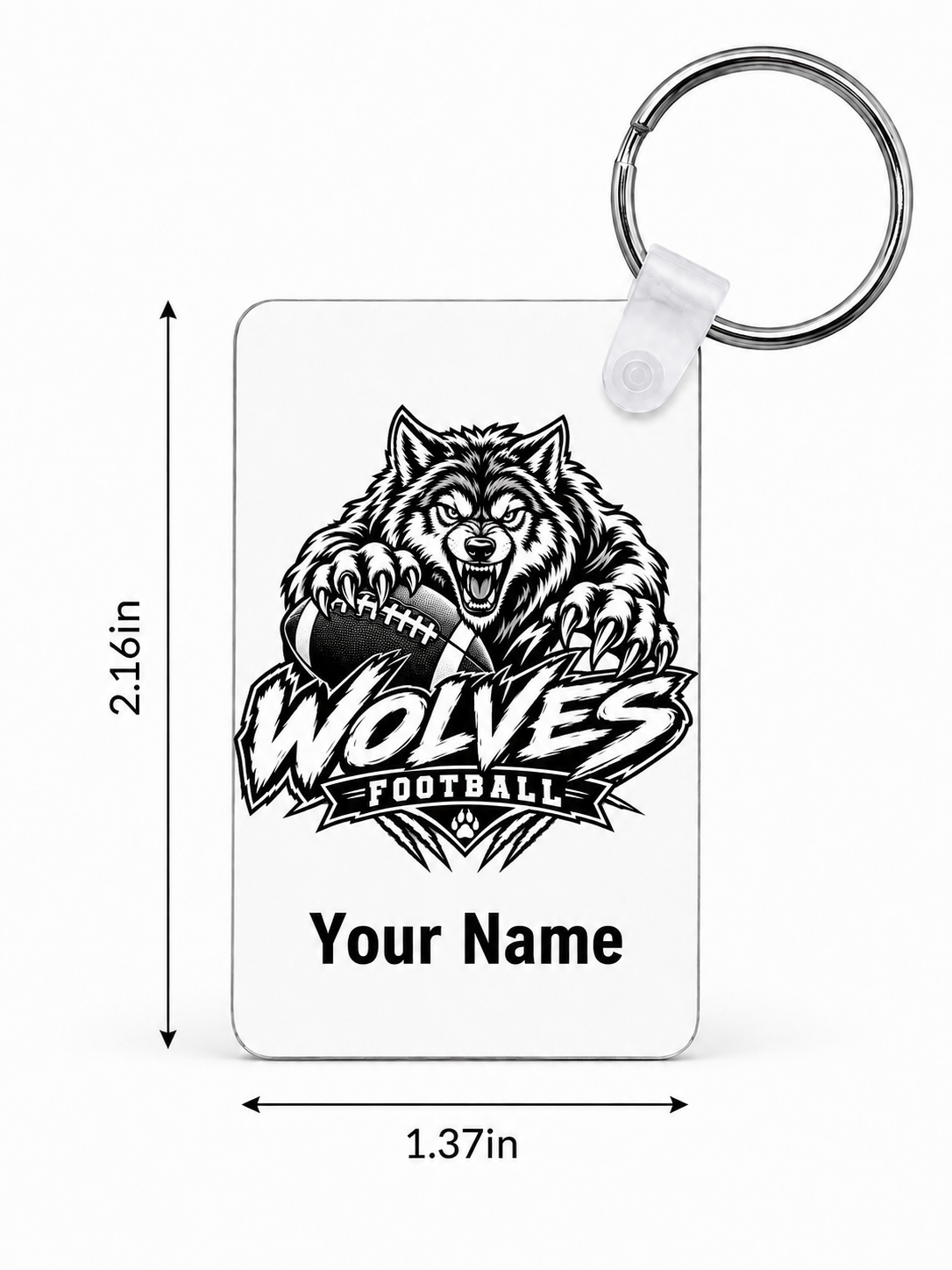 Wolves Custom Keychains