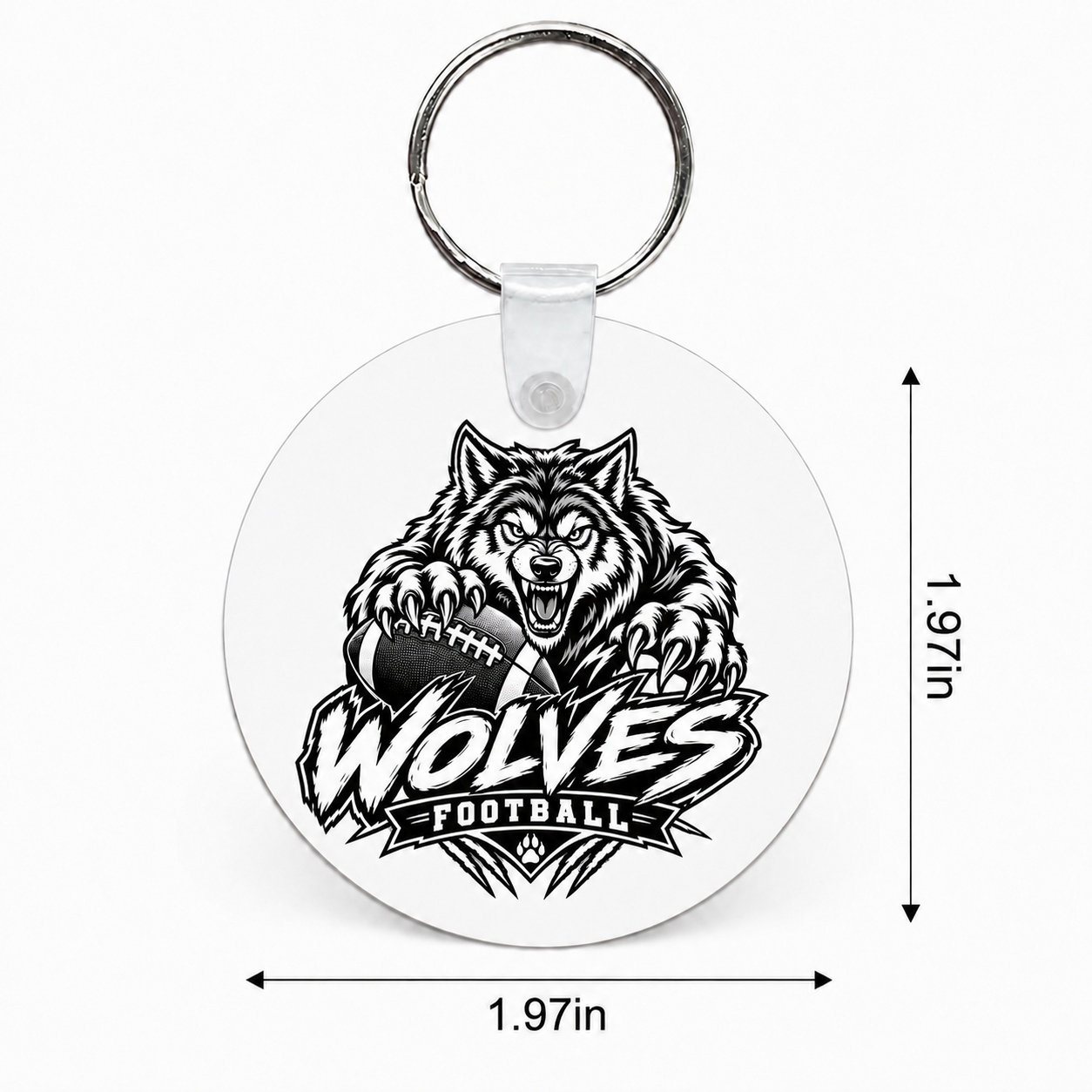 Wolves Custom Keychains