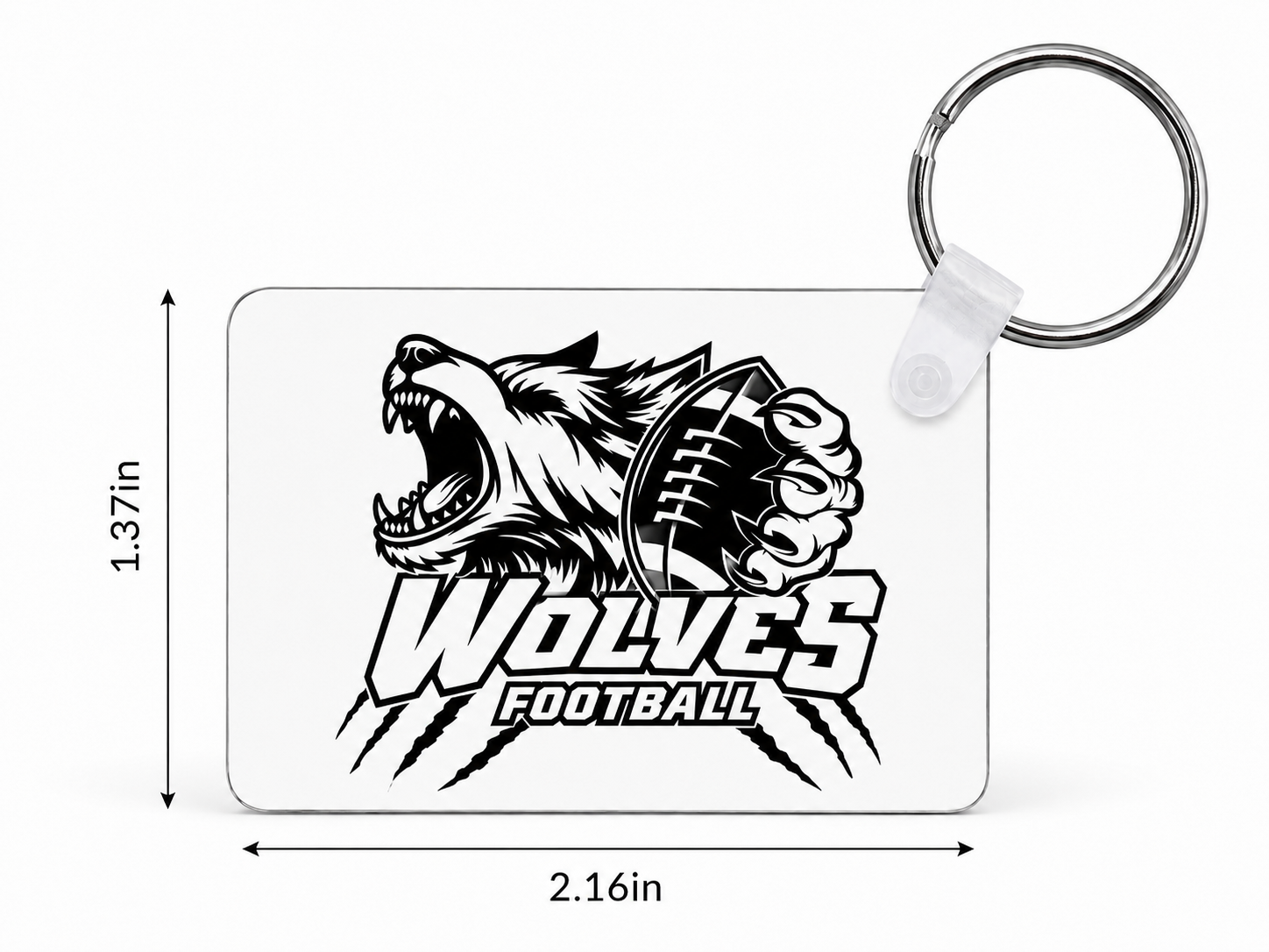 Wolves Custom Keychains