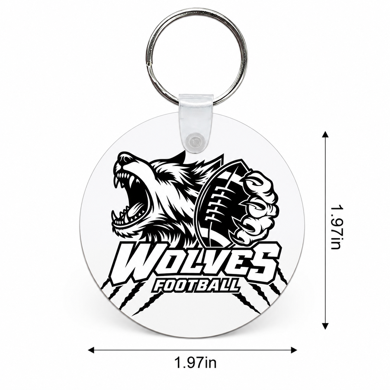 Wolves Custom Keychains