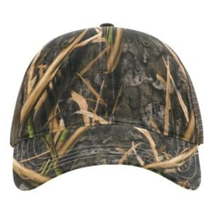 Garment Washed Printed Trucker Cap