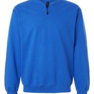 Unisex Softstyle® Midweight 1/4 Zip Sweatshirt