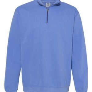 Unisex Garment-Dyed Quarter-Zip Sweatshirt