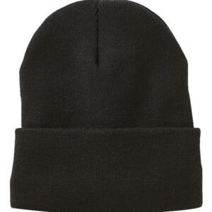 12" Jersey Lined Cuffed Beanie